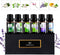 Flower Essential Oils Set, 6x10ml Aromatherapy Oil Gift Kit for Diffuser, Humidifier, Fragrance - Gardenia, Magnolia,
