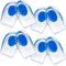 8 Pack Gel Heel Cushions - Heel Inserts for Pain Relief, Gel Cups for Plantar Fasciitis & Sore Heels