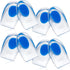 8 Pack Gel Heel Cushions - Heel Inserts for Pain Relief, Gel Cups for Plantar Fasciitis & Sore Heels