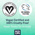 Vegan Lip Balm Sweet Mint by Eco Lips, 3 Pack Natural Bee Free with Candelilla Wax, Organic Cocoa Butter