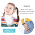 HOYOLS 50 Pcs Soft Elastic Hair Ties, Espresso - Large Nylon Fabric Ponytail Holder Bands for Thick Curly Hair