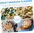 Portable Plastic Pill Organizer - Day Medicine Box for Travel
