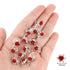 YISSION 20Pcs Mini Rose Flower Hair Clips - Cute Rhinestone Hair Pins Small Decorative Hair Clips for Girls Women
