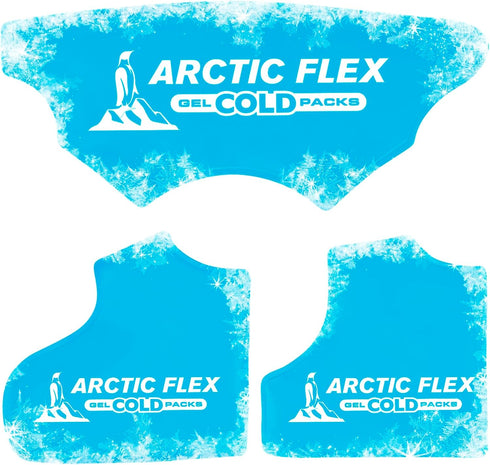 Arctic Flex Gel Replacement Packs - Reusable Gel Ice Packs for Ankle Brace, Hot and Cold Therapy for Pain Relief
