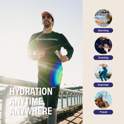 Hydration Replenisher Electrolyte Replacement Stick Packets, Essential Rapid Hydration & Vitamins, Sodium, Potassium,