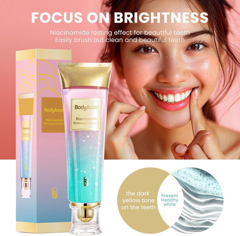 Niacinamide Whitening Toothpaste - BodyAccel for Stain Removal & Fresh Breath