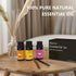 Set 6 (6 10mL) Essential Oils Aromatherapy - Oils for Diffusers, Home Care, Candle Making Scents, Fragrance