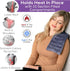 Microwave Heating Pad for Cramps, 6"x16" Reusable Heat Pack, Moist Heating Pad for Muscle Aches