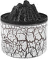 Segrehy 5V 180ml Volcano Diffuser Essential Oil Humidifier Relaxing Auto Shutoff Warm Atmosphere Flame Mist