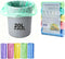 QIXINNET Small Trash Bags 4-6 Gallon, 100 Count - Extra Strong & Leak-Proof,