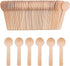 200pcs Mini Wooden Spoons, 4inch Disposable Birchwood Ice Cream Dessert Spoons, Biodegradable Compostable