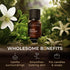 Set Set 2x0.34 oz Rose Essential Oils for Skin Use & Vanilla Essential Oil for Diffuser - Aromatherapy Grade Essential