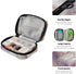 Ollabaky 7 Purple Rose Marble Pill Case, Weekly Portable Pill Bag Container Days Cute Pill Box Organizer Vitamin