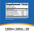 Nutricost Calcium, Magnesium & Zinc Tablets 1,415 mg, 180 Tablets - Vitamin/Mineral Blend Supplement, 60 Servings - Gluten Free, Non-GMO