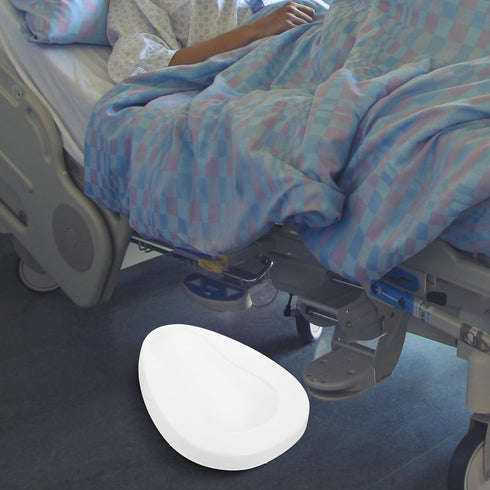 Portable Bed Pan for Elderly Men and Women Ergonomic Comfortable Design with Sturdy Structure Material Protects Bedding