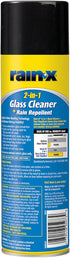 Rain-X 5080233 2-In-1 18 Glass Cleaner Plus Rain Repellent, Ounce , BLUE