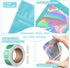 150-pack Holographic Mylar Bags with Clear Window, Resealable Foil Pouches for Food Storage, 7" x 10"