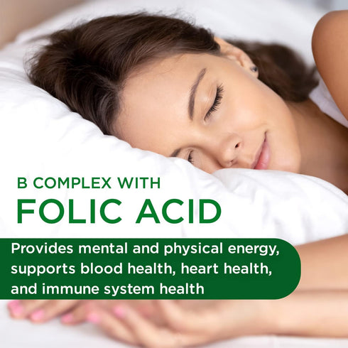 EMERALD LABS B-Healthy - Vegan Vitamin B Complex with Methylated Folic Acid & Full Spectrum B Vitamins - 120 Vegetable