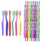 Kids Disposable Prepasted Toothbrush Pack of 72, Soft Bristle Individually Wrapped for Toddlers Girls and Boys 3-8 Years