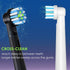 BKIX Replacement Toothbrush Heads for Oral B, Cross Sensitive Electric Brush Head Refills, Medium Softness