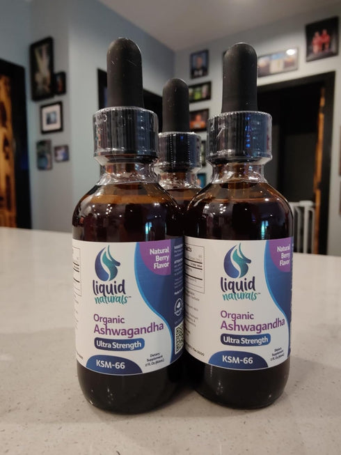 Ashwagandha Drops - 2000mg, 6X Stronger Than Pills, Organic Liquid Drops for Immune Support, Performance, Heart Health