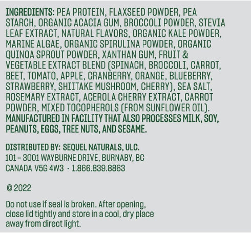 Vega Essentials Plant Based Protein Powder, Vanilla - Vegan, Superfood, Vitamins, Antioxidants, Keto, Low Carb, Dairy