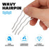 Metal Hair Clips 6pcs, 4 Teeth Hair Combs, DIY Hairpins Updo Accessory for Women - Wedding Hair Clip