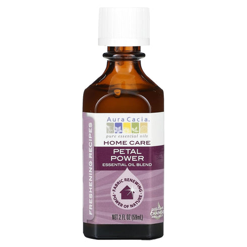 Aura Cacia Petal Power Essential Oil Blend, 2 Fluid Ounce for Home Care