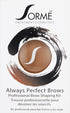 SORMÉ Smudge Proof Long Lasting Eyebrow Powder for Women - Medium Brown, Brush & 3 Shaping Stencils
