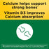 Nature Made Calcium 600 mg with Vitamin D3, 60 Tablets, Dietary Supplement for Bone Support