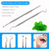 Professional Dental Pick Tools Kit for Teeth Cleaning, Personal Use, Pets Oral Care Set with Dental Mirror & Tartar