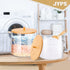 JYPS 2-Pack Laundry Detergent Pods Container, Plastic Organization and Storage Jar for Detergent, Pods, Bath Bombs