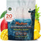 TruWild All Natural Pre Workout Powder Drink Mix - 20 Servings Pineapple Mango for Men & Women, No Jitters