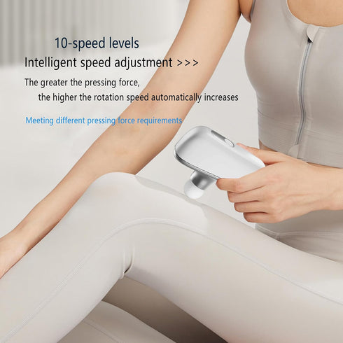 Mini Fascia Massage Gun Portable & Handheld, Muscle Pain Relief in Neck, Back, Leg, Hand, Shoulder Deep Tissue