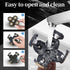 Roziapro Replacement Shaver Head Blade Cutters, 5D Floating Waterproof Electric Razor, Gold