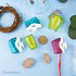 Framendino 6 Pack Toothbrush Head Covers, Caps Holder Case Protector Box with Suction Cup for Bathroom Travel