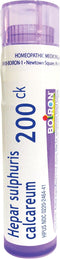 Boiron Hepar Sulphuris Calcareum 200CK, 80 Pellets - Homeopathic Cough Medicine