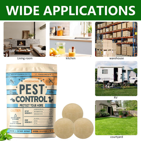 Pest Control Pouches - Mouse Repellents, Peppermint Oil Mice Repellent, Rat Deterrent, 10 Pack