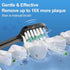 Toothbrush Heads for Waterpik Triple Sonic Tooth Brush, 5 Count (Pack of 1), Complete Care 5.0/9.0, AquaSonic Duo, Black