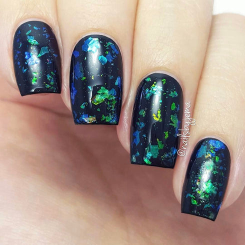Whats Up Nails - Mermaid Flakies Nail Art