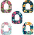 25pcs Adhesive Patches for Omnipod 5, Waterproof Insulin Sensor Cover Tape Compatible with Omnipod 5 (Floral Styles)