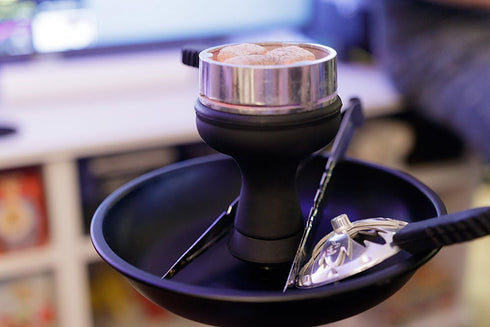Silicone Hookah Bowl, Kitosun Silicone Phunnel Bowl with 7 Holes, Black Color Replacement for Clay & Ceramic