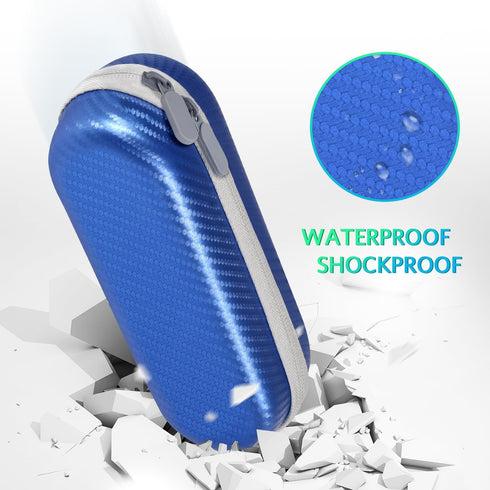 Electric Toothbrush Travel Case, Hard Storage Bag with Caps for Electric Toothbrush