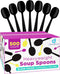 Heavy Duty Plastic Spoons - Disposable Soup Spoons - Plastic Cutlery for Parties, Pack of 500