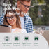 Anti Blue Light Glasses, cloudfield, for Men & Women, Non Prescription for Computer, Ease Digital Eye Strain