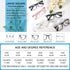 MARE AZZURO Blue Blocking Reading Glasses for Women, Lightweight Computer Readers 0-6.0 (Leopard, 125)