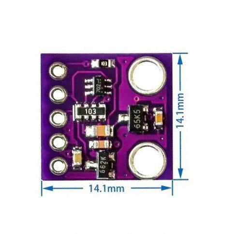 5pcs GY-MAX30102 MAX30102 Heart Rate Click Pulse Oximetry Sensor Module for Arduino (Purple Board)