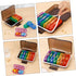 HOOWIFFY 7-Day Weekly Pill Organizer Medicine Case Multi-Grid Portable Small Organizer with Reminder for Travel