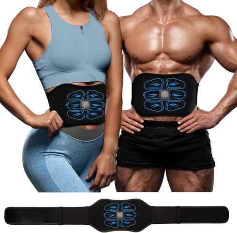 ABS Stimulator - EMS Muscle Stimulator, Portable Abdominal Belt for Home Office Fitness Workout Equipment
