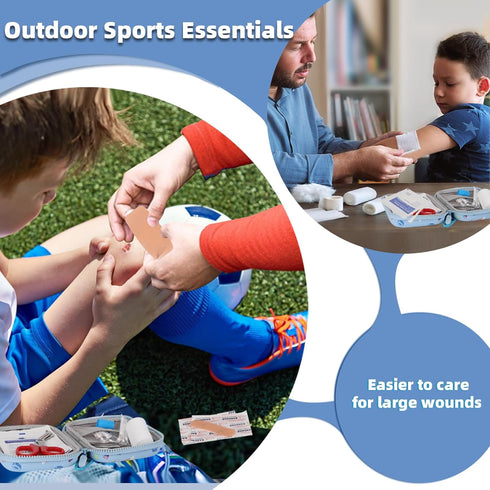 RAINLOS Backpack, Small-First-Aid-Kit-for-Home-Car-Travel-Camping-Hiking-Kids, Mini Cute Portable Medical Emergency